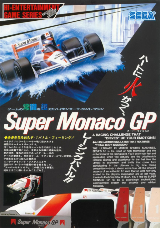 Super Monaco GP (Japan, Rev A, FD1094 317-0124a) Arcade Game Cover